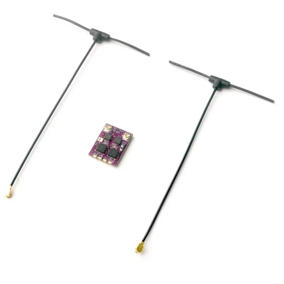 HappyModel 2.4G ELRS EP1 EP2 EP1 DUAL TCXO Receiver ExpressLRS Built-in a TCXO for Long Rang FPV Racing Drone Tinywhoop